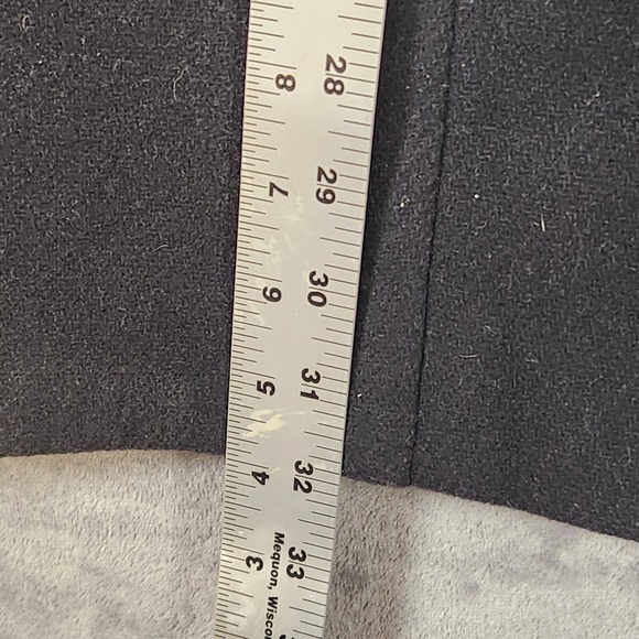 J Crew Coat Womens 4 Black City Italian Stadium Cloth Wool Blend Nelli Gori - Picture 9 of 10